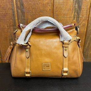 Dooney & Bourke Small Florentine Leather Satchel - Natural